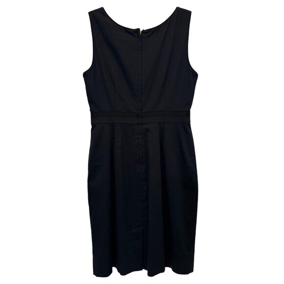 Kate Spade Black Sleeveless Bow Waist Sheath Dress Size 4 - Picture 3 of 9